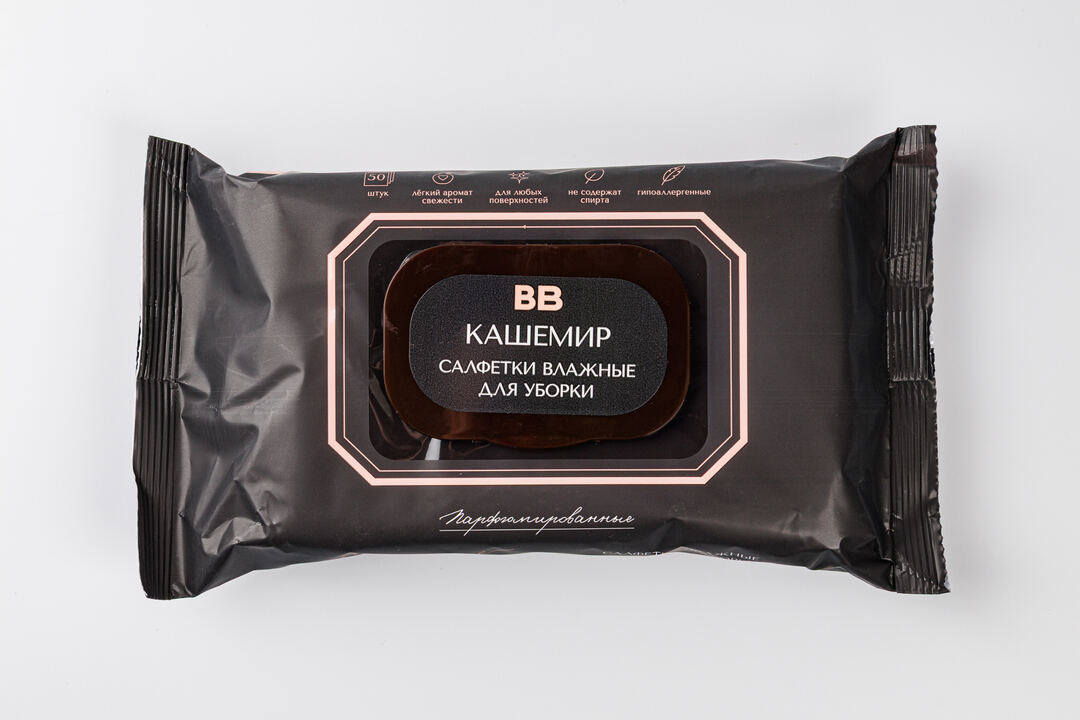 Салфетки влажные парфюмированные "Кашемир" для уборки, 50 шт — фото 1