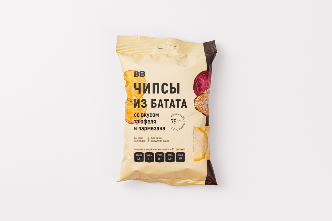 Чипсы из батата со вкусом трюфеля и пармезана — фото 1