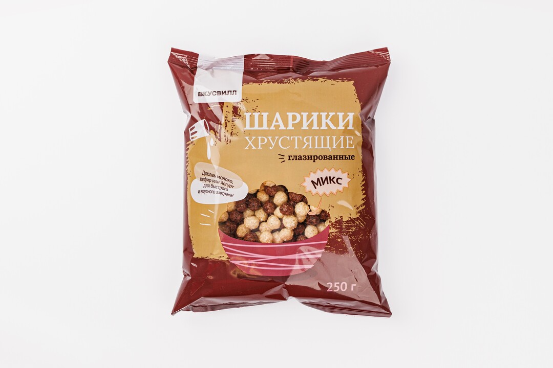 Шарики хрустящие глазированные Микс