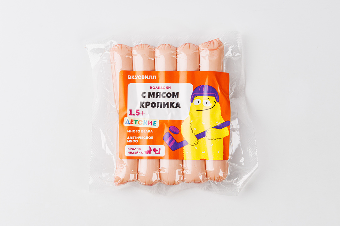 Колбаски с мясом кролика для детей от 1,5 лет