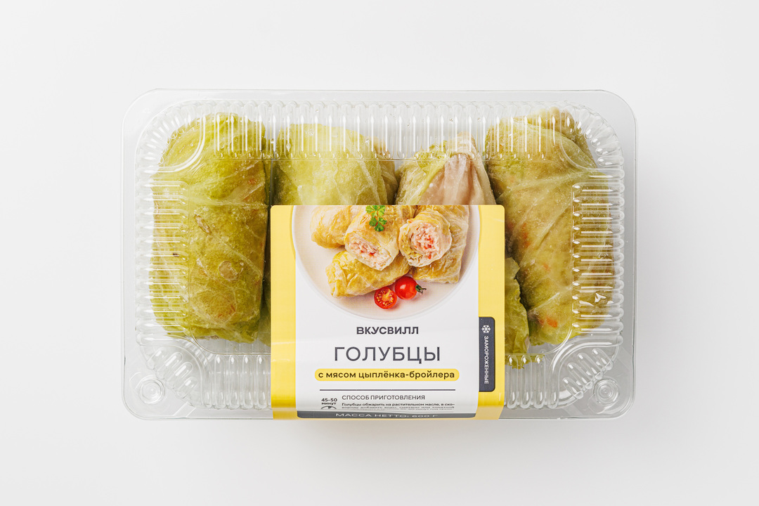 Голубцы с мясом цыпленка-бройлера, зам. — фото 1