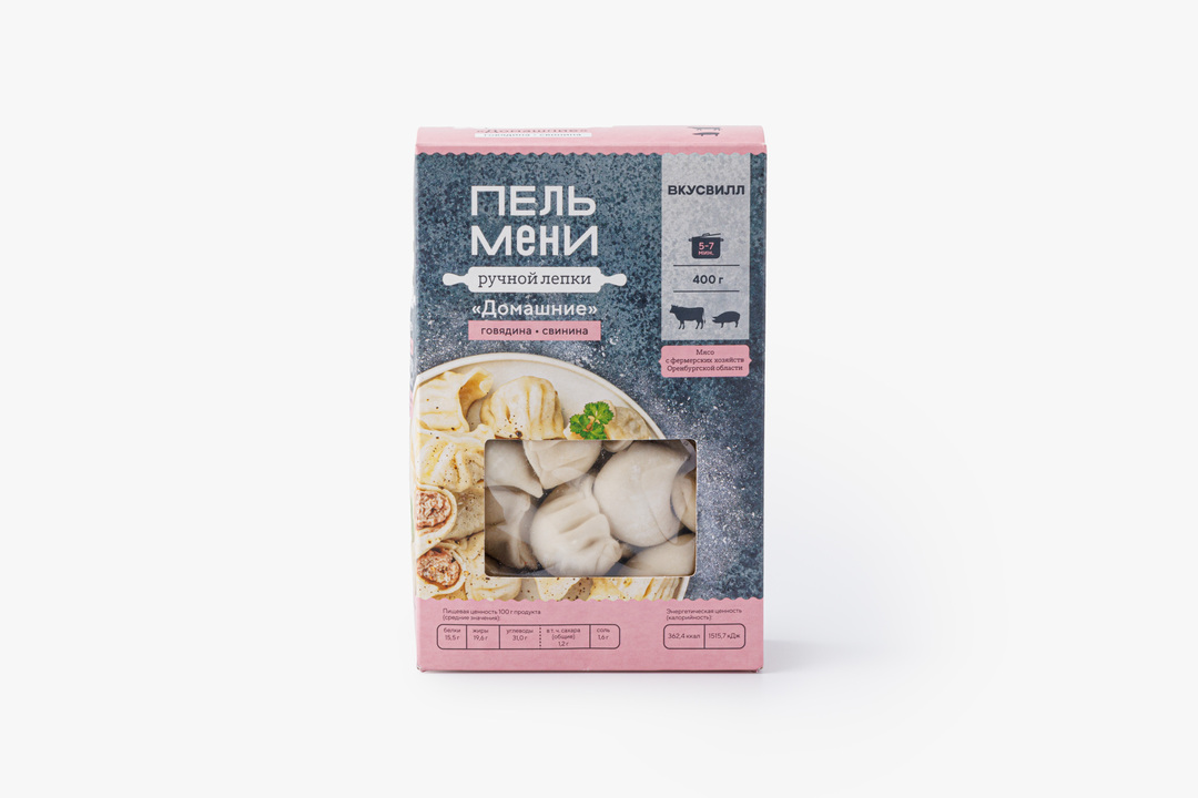 Пельмени ручной лепки "Домашние"