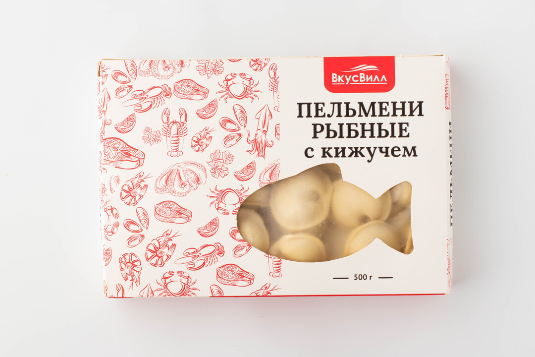Пельмени рыбные с кижучем, 500 г