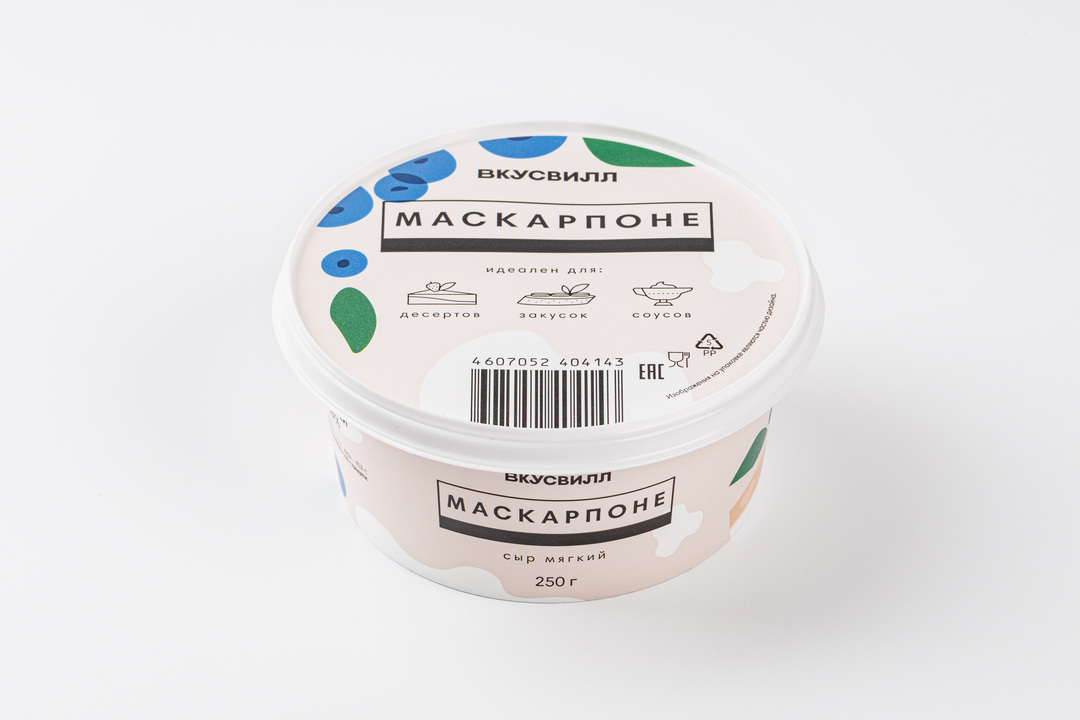 Сыр мягкий "Маскарпоне", 250 г