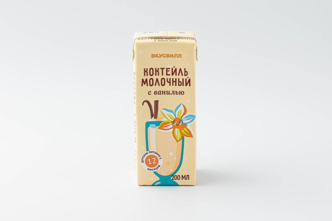 Коктейль детский молочный с ванилью 2,5%
