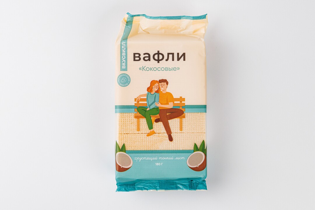 Вафли "Кокосовые" — фото 1